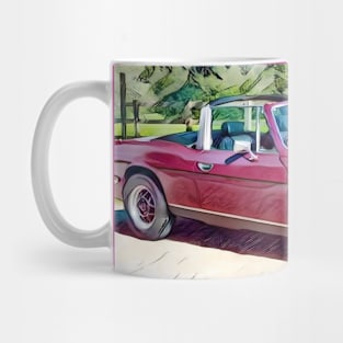 Triumph Stag In Purple Mug